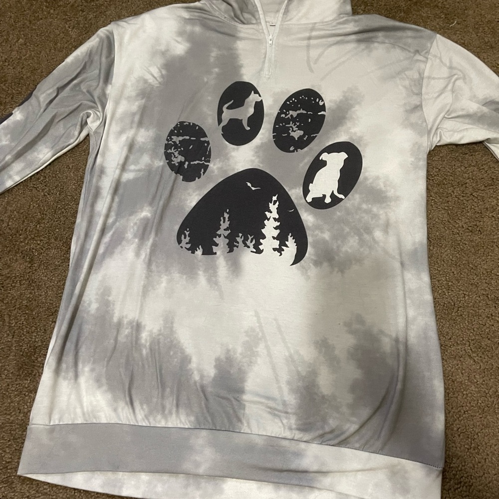 Dog mom half zip